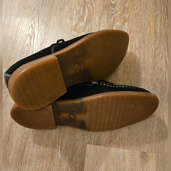 Uggs Australia Men’s Via Pitti Chukka Suede Shoes Black 1000714 Sz 9.5